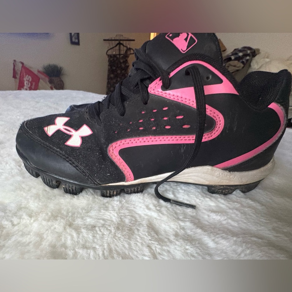 Under Armour Kids Sneakers Black and Pink
